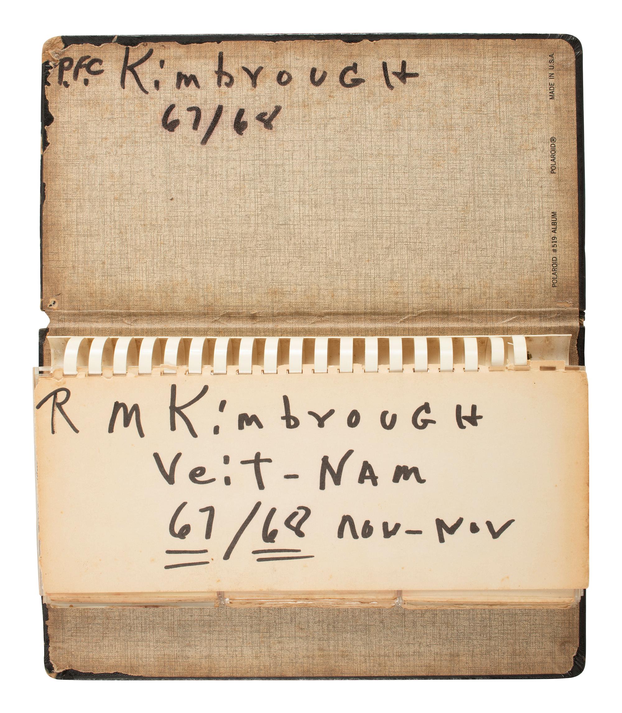 [VIETNAM] 64 photos assembled by PFC R.M. Kimbrough, incl. images of Black soldiers in the field.