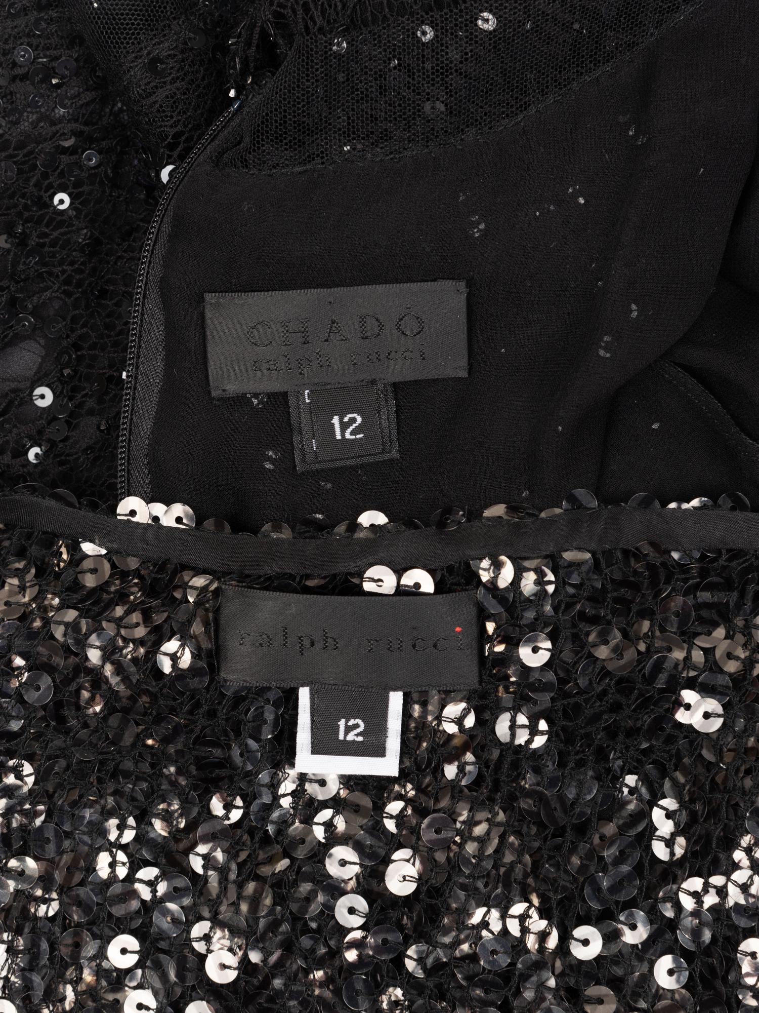 Two Ralph Rucci Sequined Items, 2000-10s
