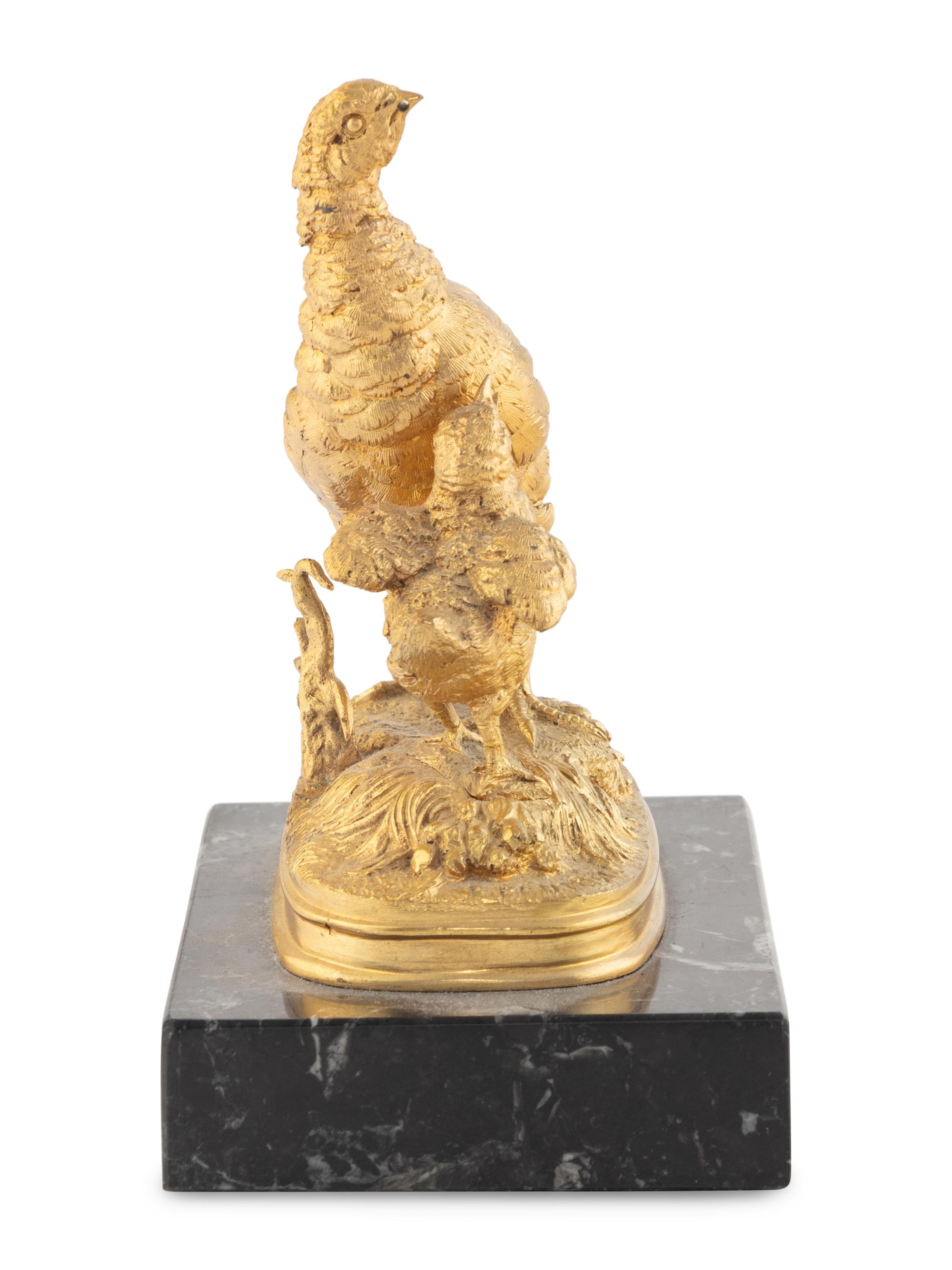 Two French Bronze Animal Figures