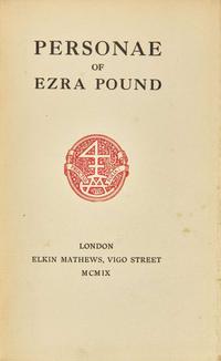 [Literature] Pound, Ezra: Personae