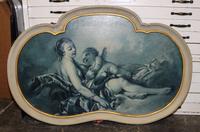 A French Painted Canvas Panel Height 26 1/2 x width 47 1/2 inches. — 19TH CENTURY