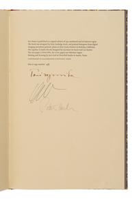 [Walker, Kara (b. 1969), artist]. -- Morrison, Toni (1931-2009). Five Poems . Las Vegas: Rainmaker Editions, 2002.