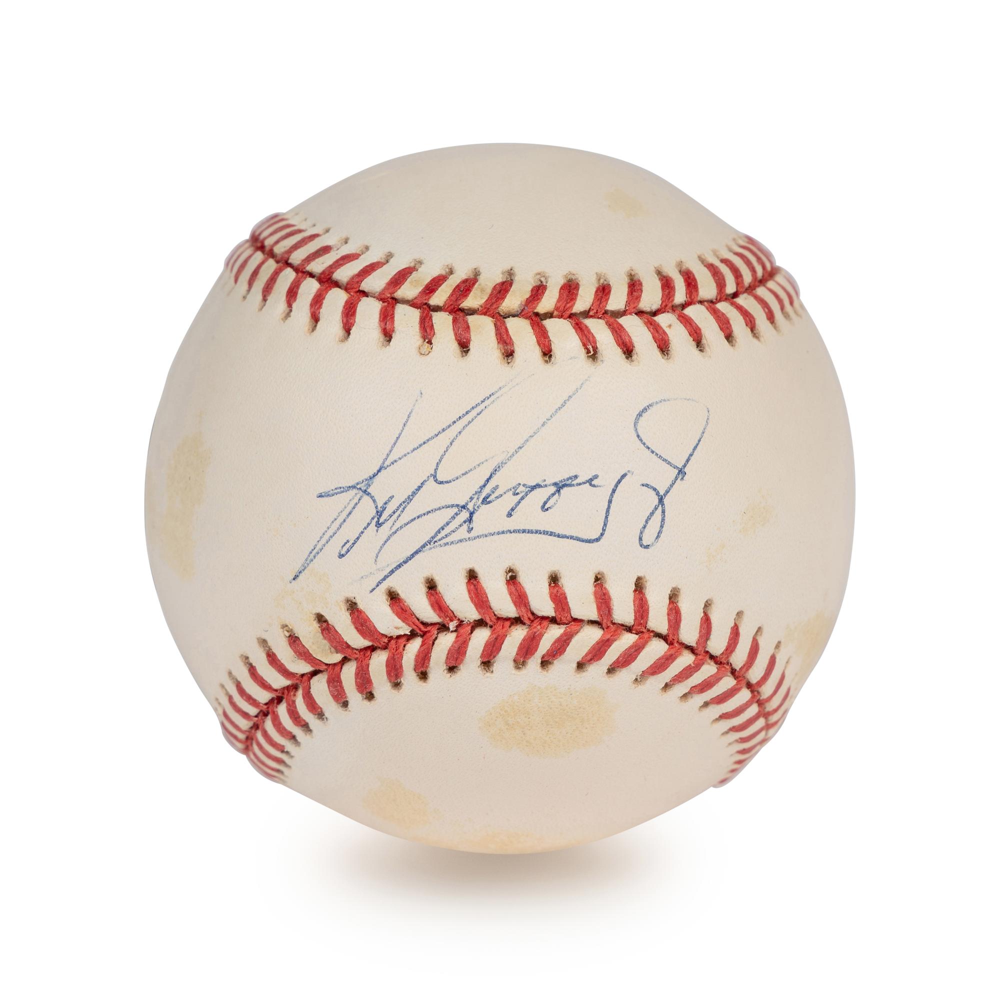 A Vintage Ken Griffey Jr. Single Signed Autograph Baseball (Beckett Authentication Services Certified),