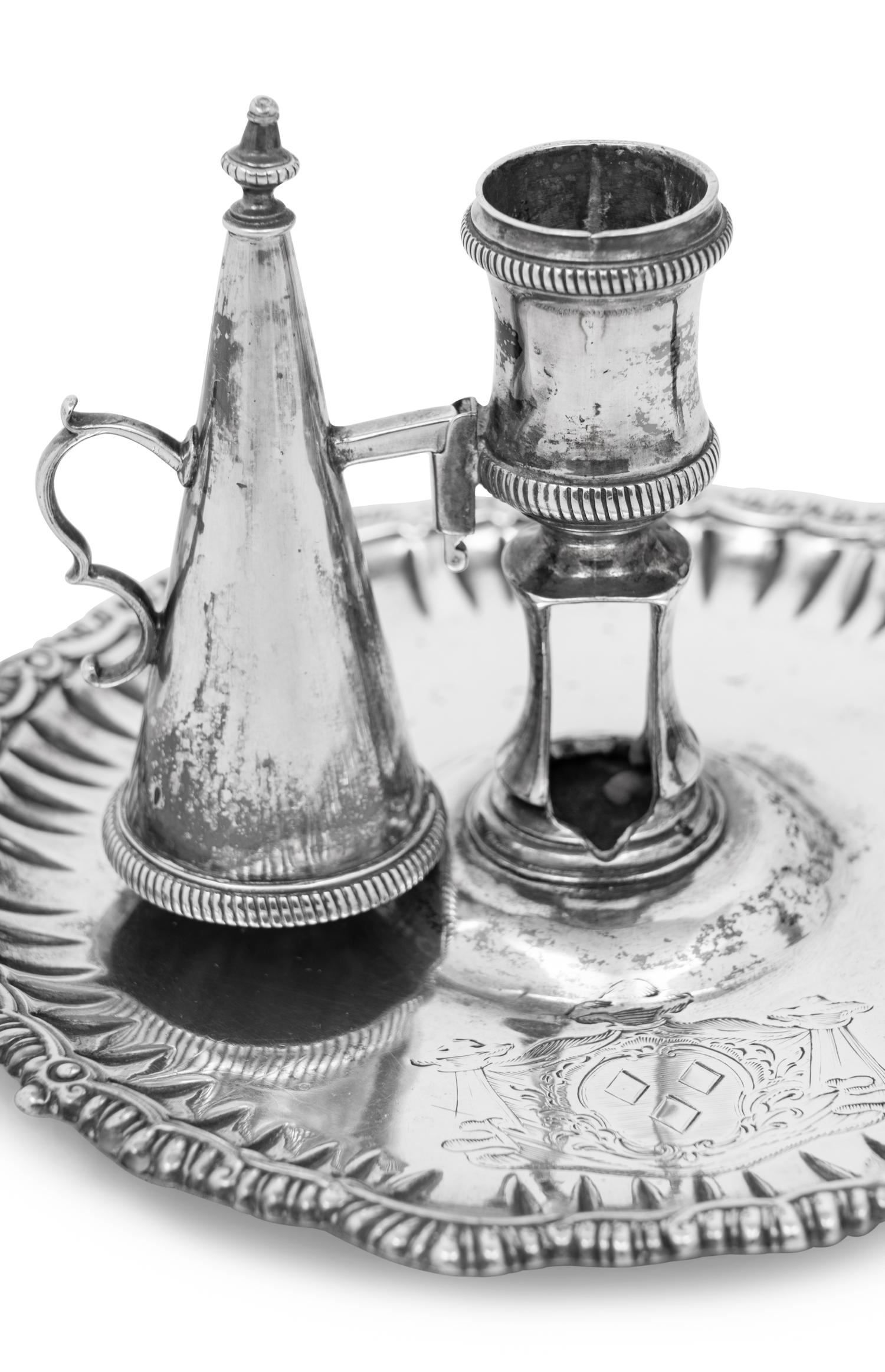 A George III Silver Chamberstick