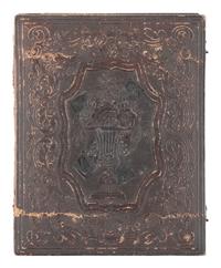 [EARLY PHOTOGRAPHY]. Two daguerreotypes of families, incl. oversized portrait by McClees and Germon, Philadelphia.