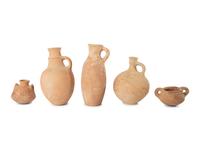 Five Holy Land Pottery Vessels