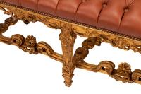 A Pair of Louis XIV Style Giltwood Benches