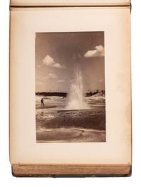 [WESTERN AMERICANA]. HAYNES, F. Jay (1853-1921), photographer. Album containing 24 photographs of Yellowstone National Park. St. Paul, MN.