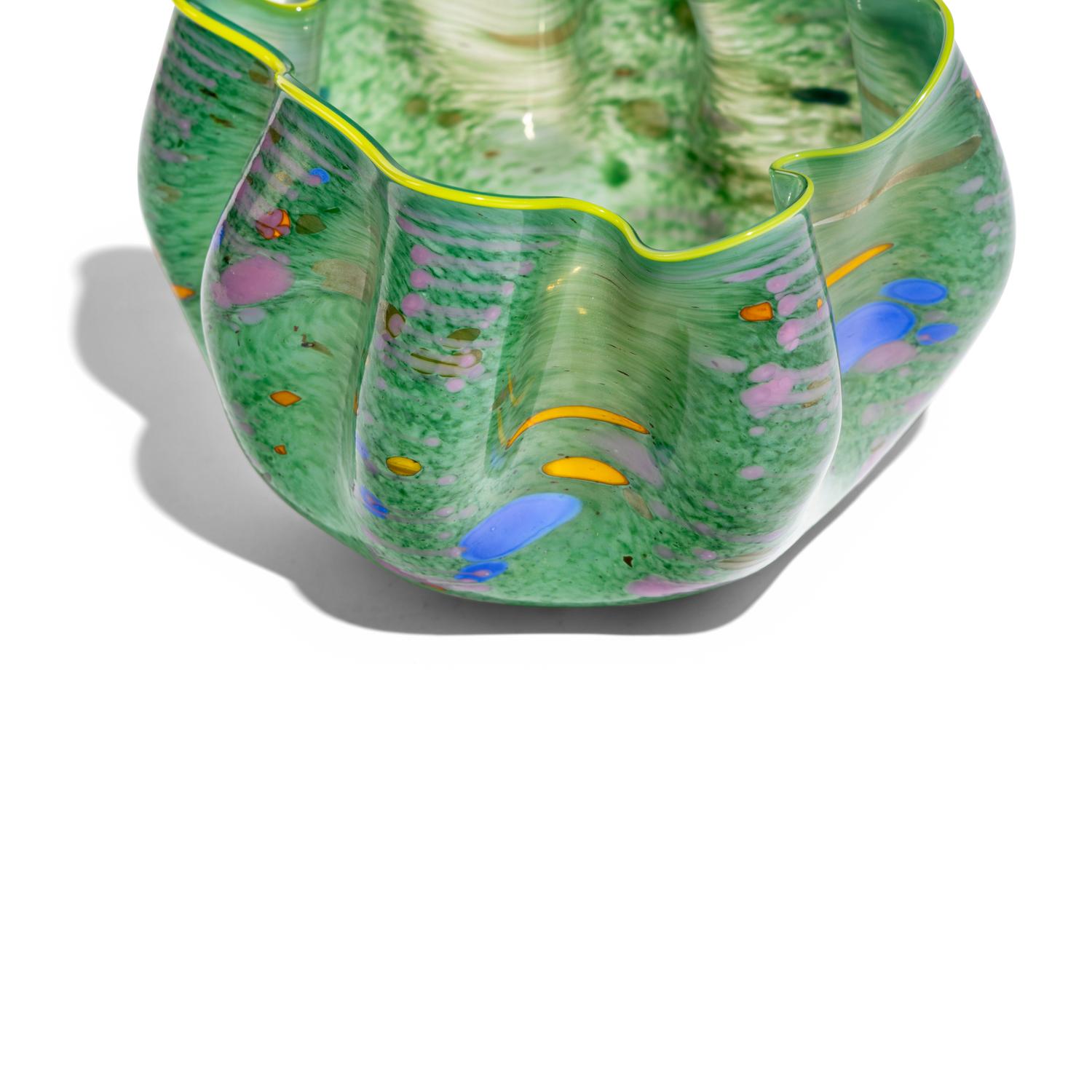 Green Macchia with Yellow Lip Wrap, 1982