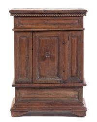 An Italian Baroque Walnut Bible Stand Height 36 x width 26 x depth 11 1/2 inches. — 17TH CENTURY