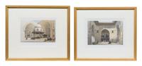 ROBERTS, David (1796-1864). A group of 15 small-format lithograph prints from "The Holy Land", including: