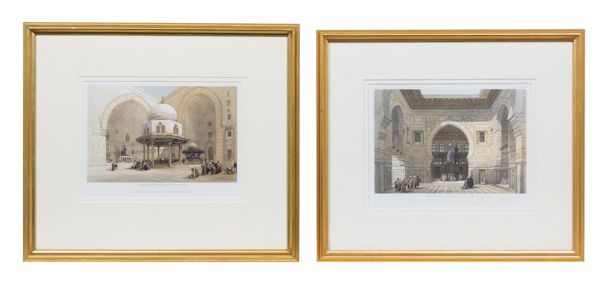 ROBERTS, David (1796-1864). A group of 15 small-format lithograph prints from "The Holy Land", including: