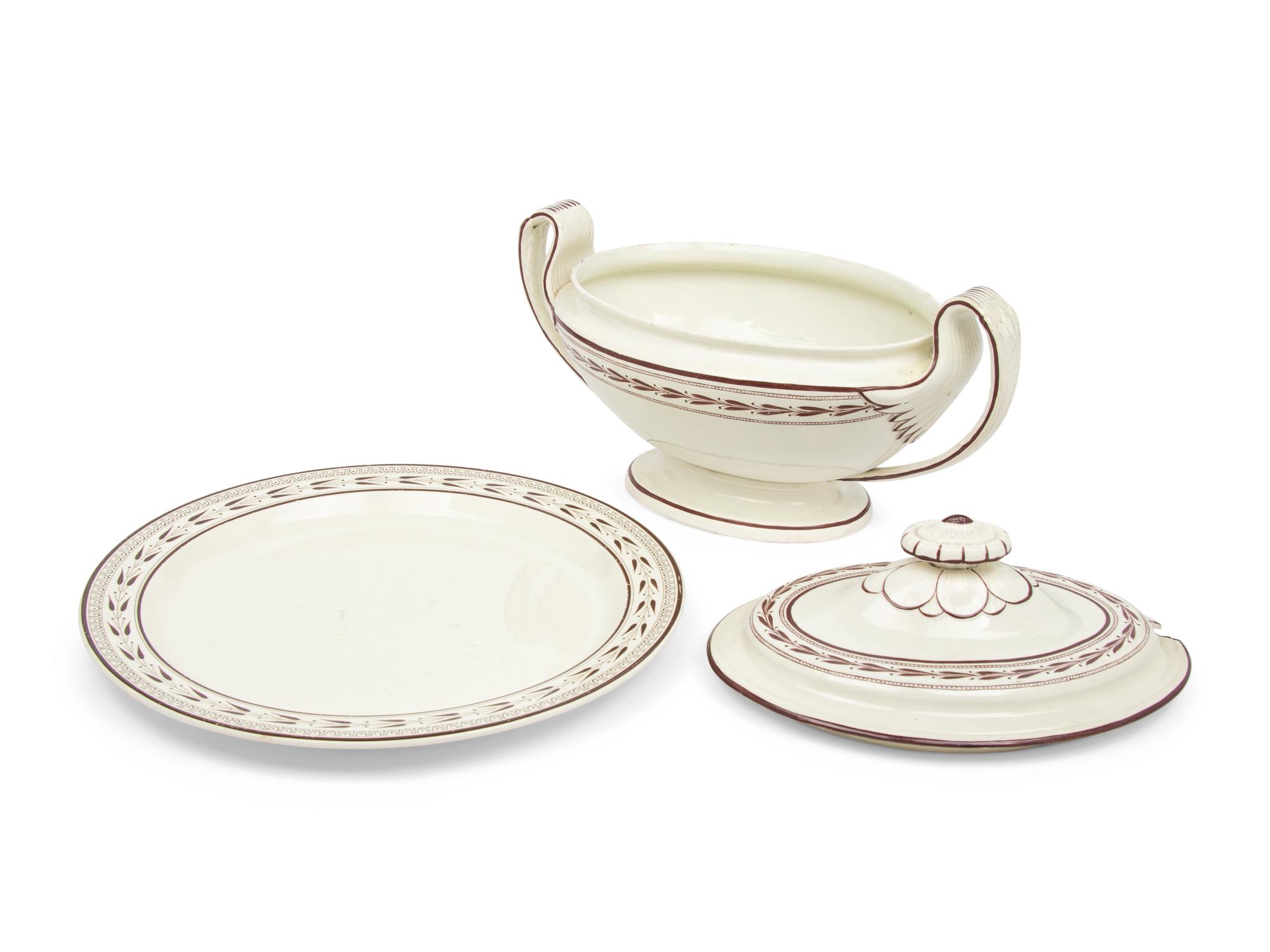 A Wedgwood Creamware Platter and Associated Tureen