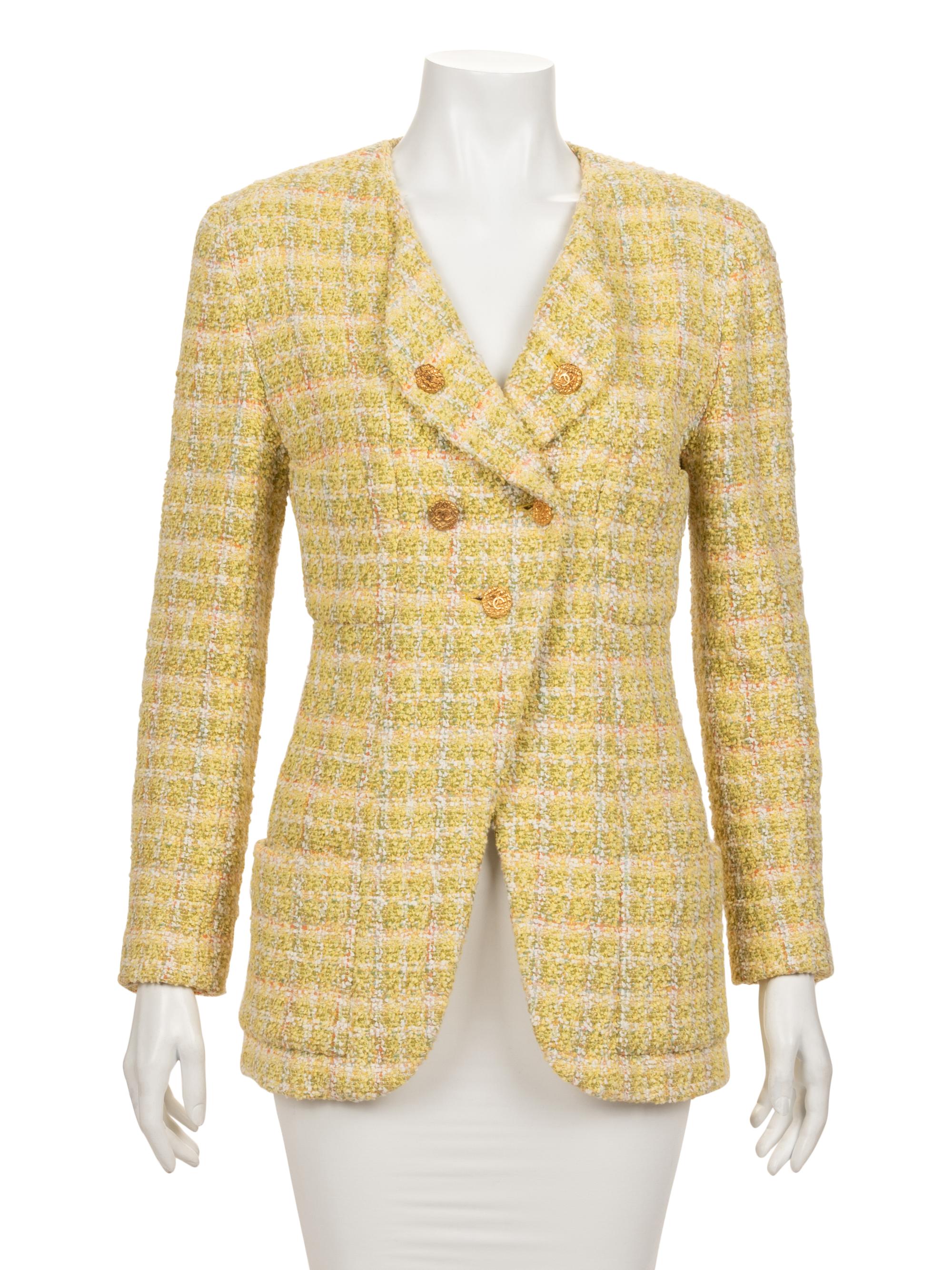 Chanel Tweed Jacket, 1990-2000s