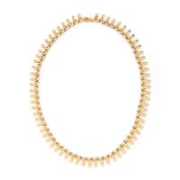 YELLOW GOLD FANCY LINK NECKLACE