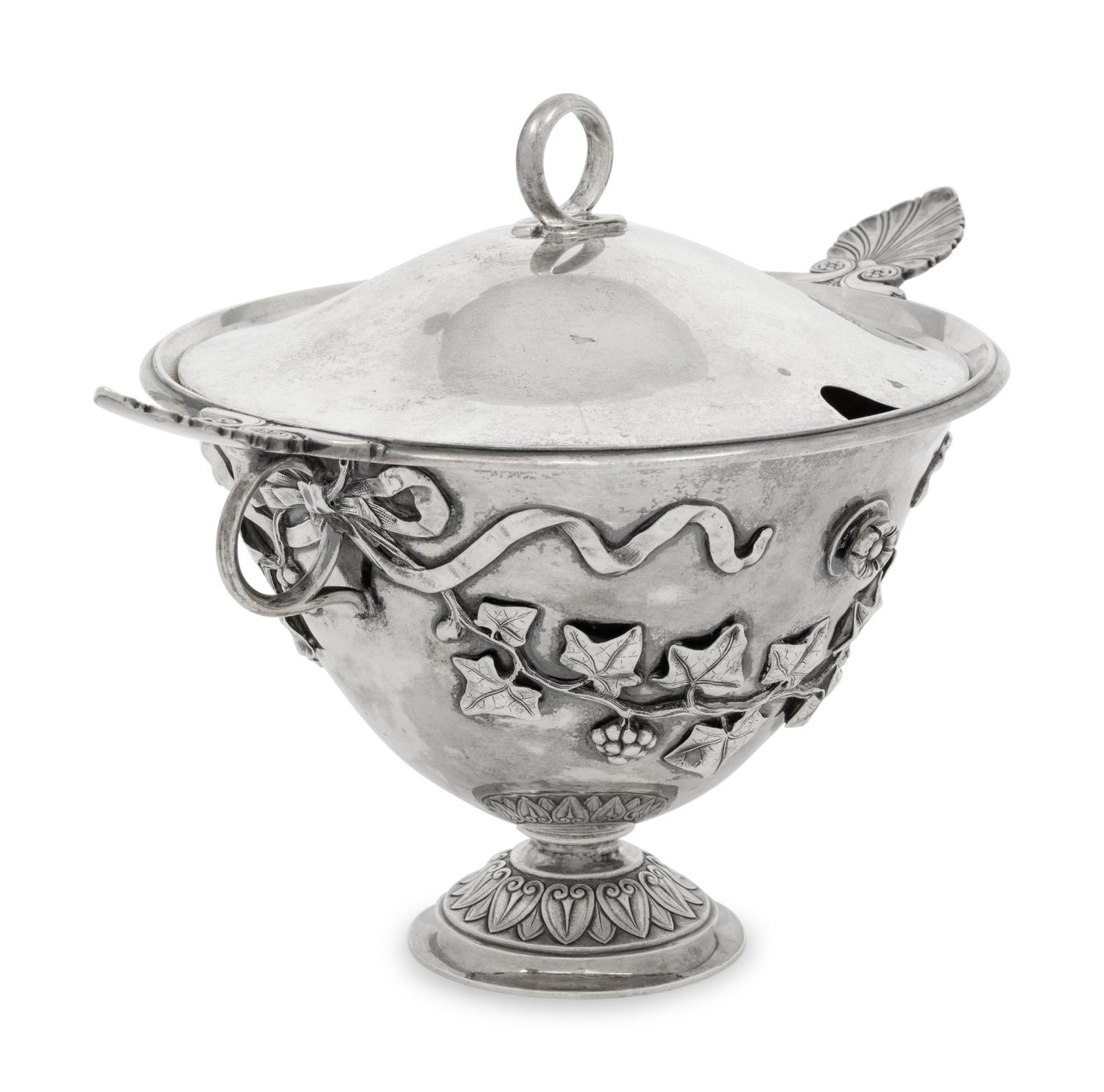 A Danish Silver Sauce Tureen