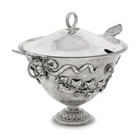 A Danish Silver Sauce Tureen