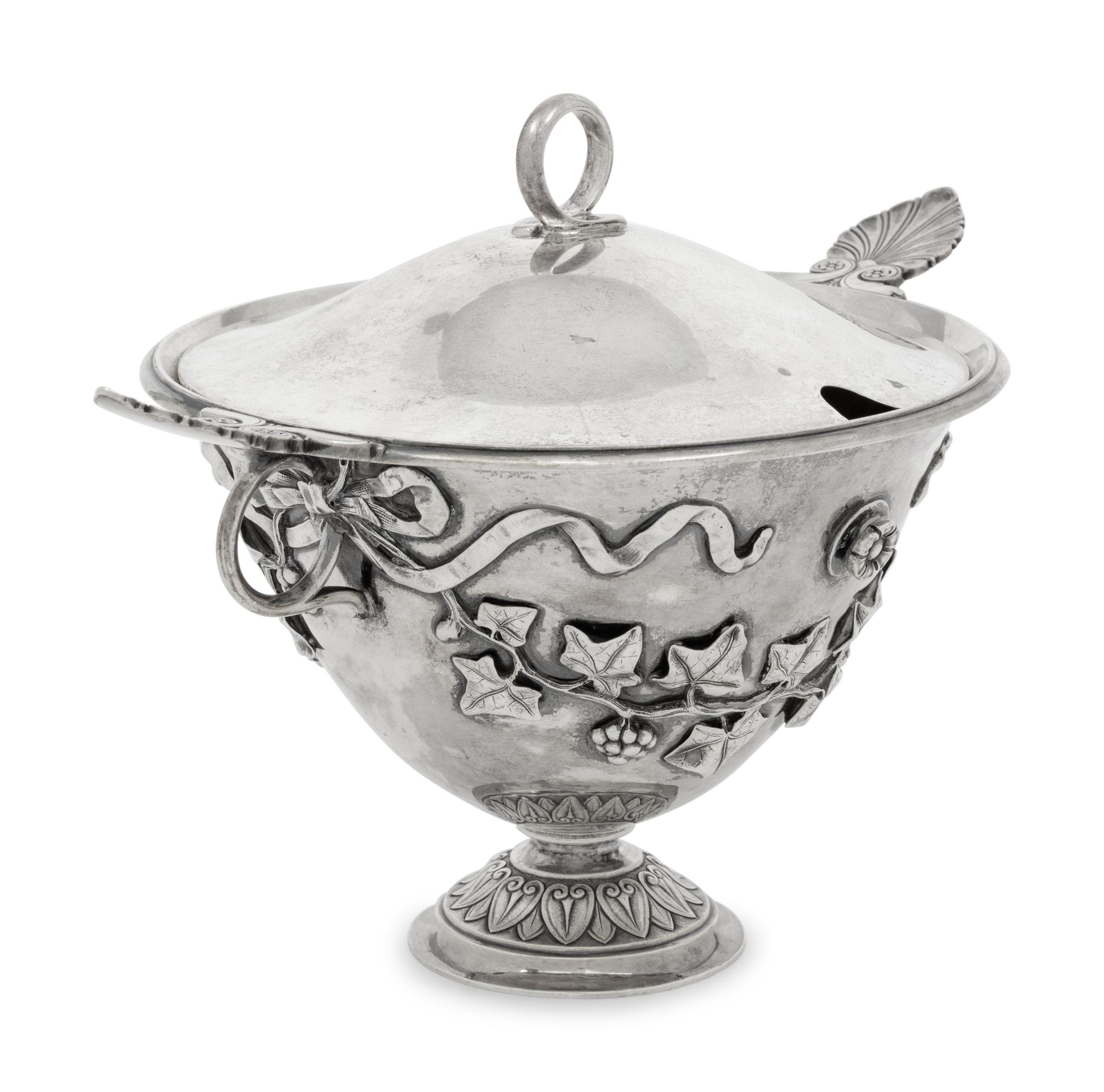 A Danish Silver Sauce Tureen