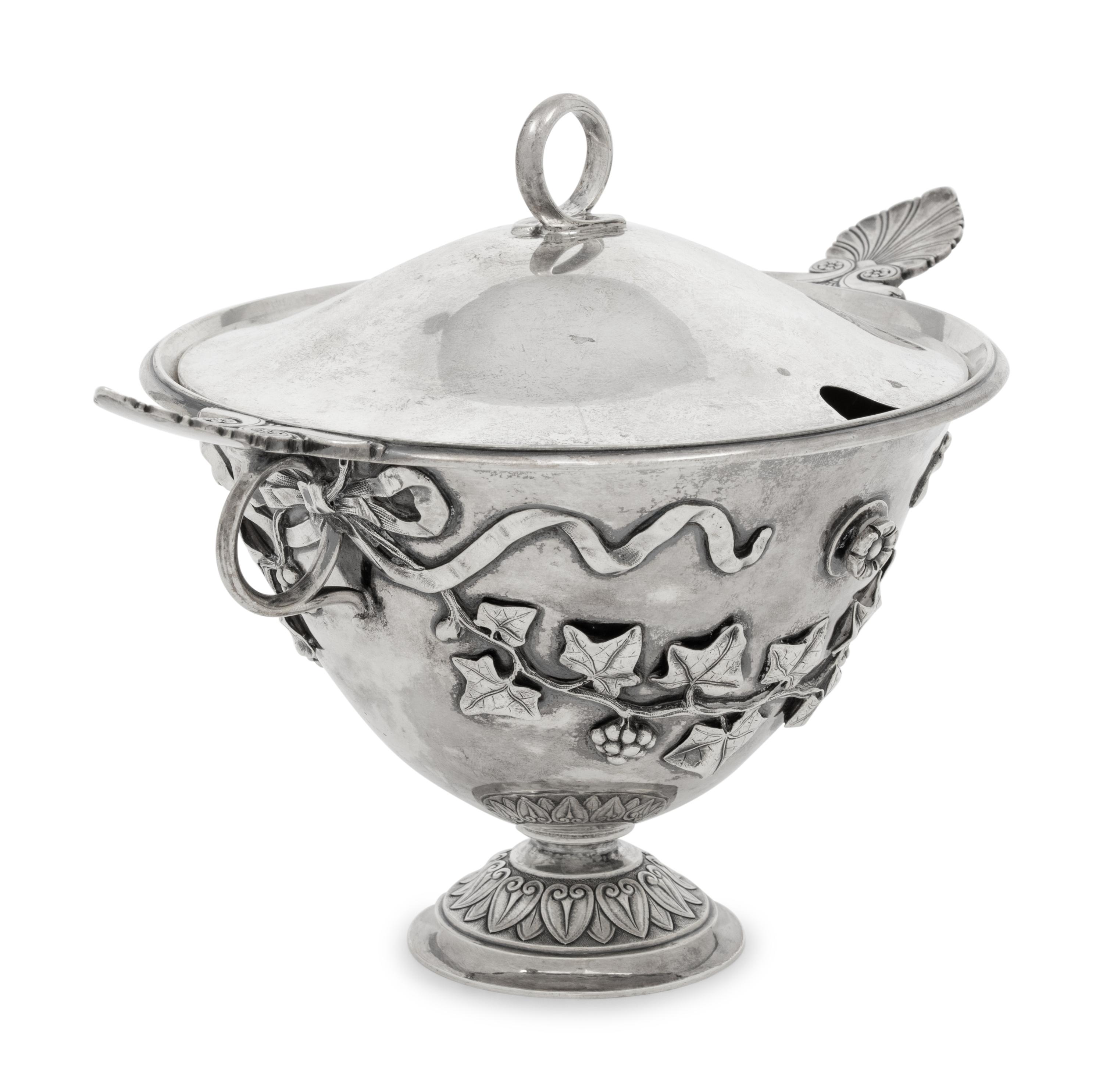 A Danish Silver Sauce Tureen