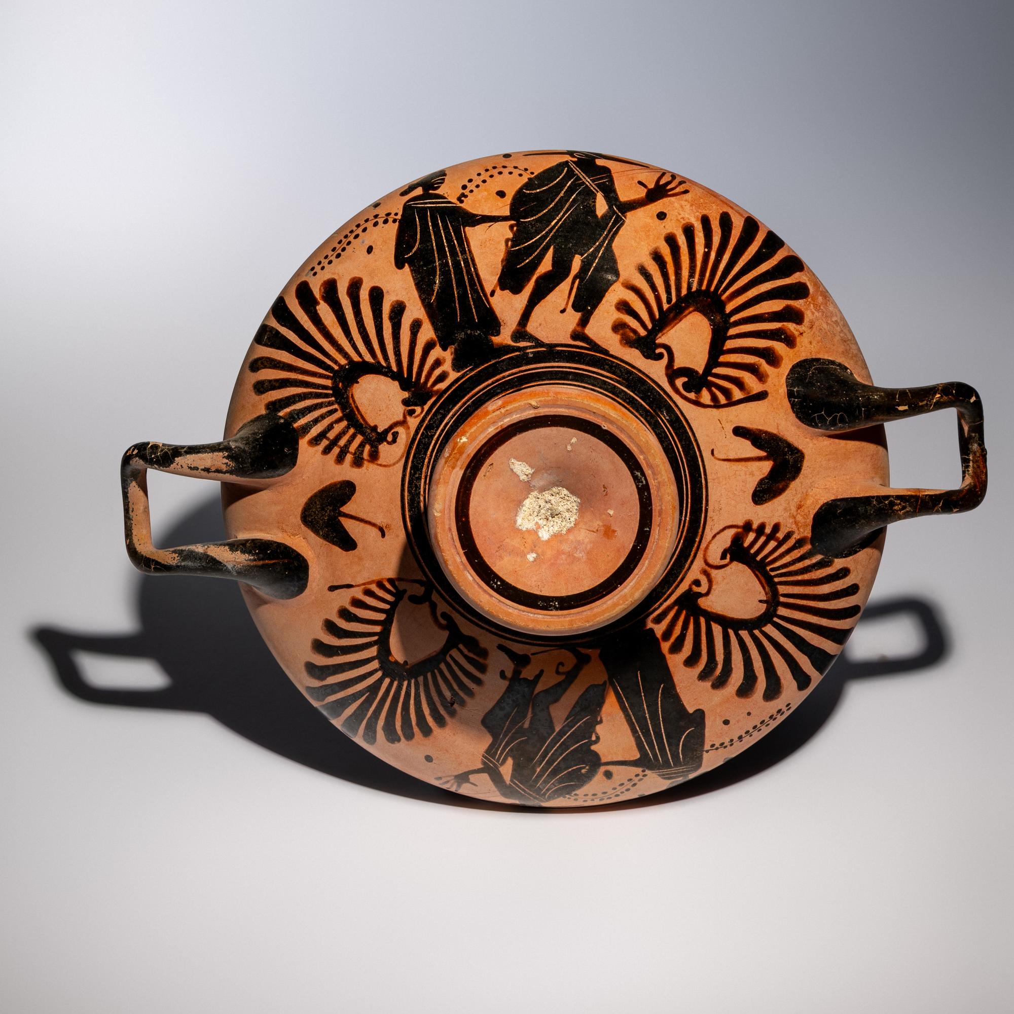 A Greek Black-Figured Kylix