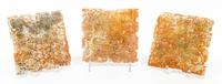 A Group of Three Archaistic Jade Plaques Width of widest 5 3/8 inches.