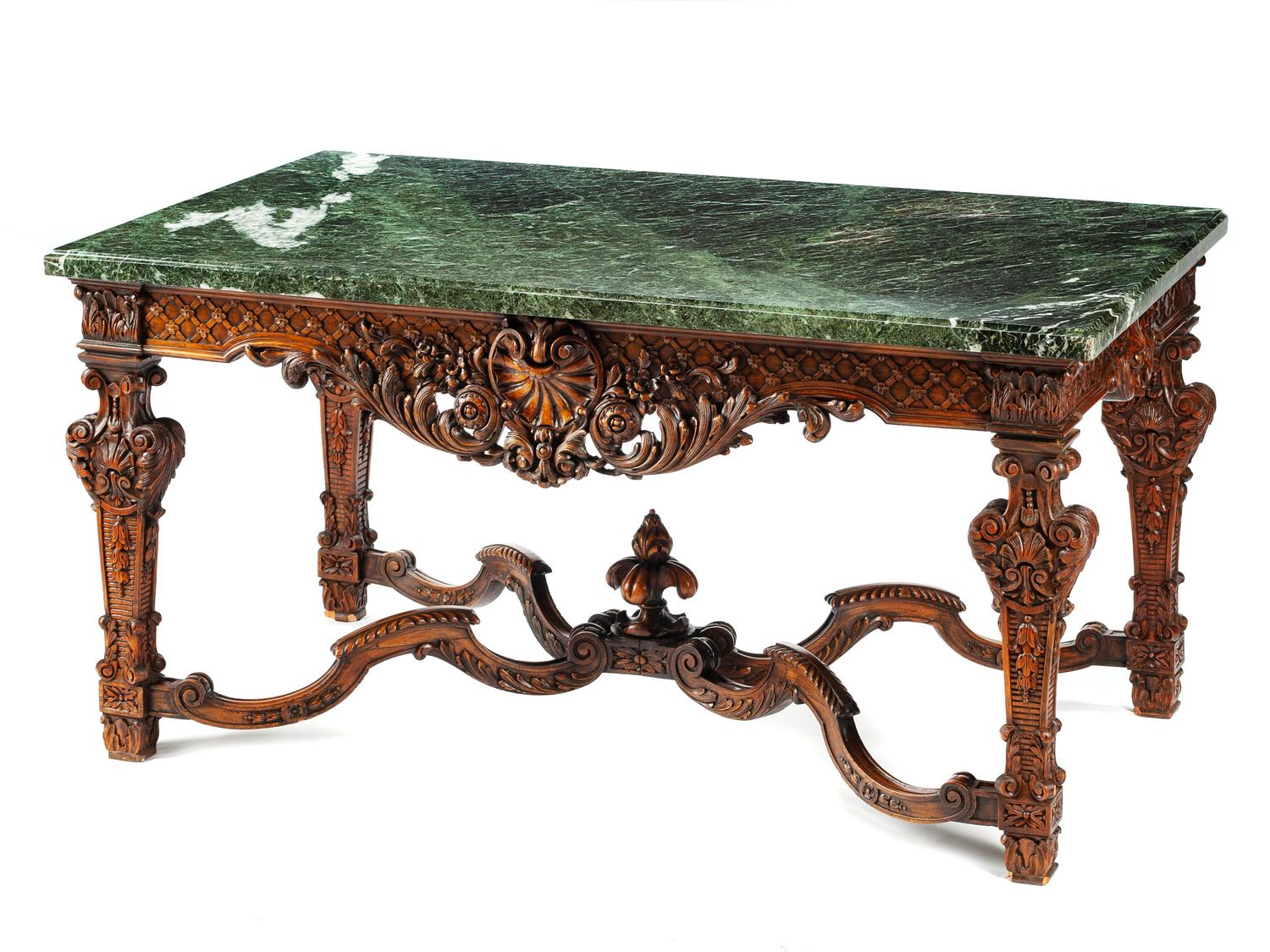 A Régence Style Walnut Center Table