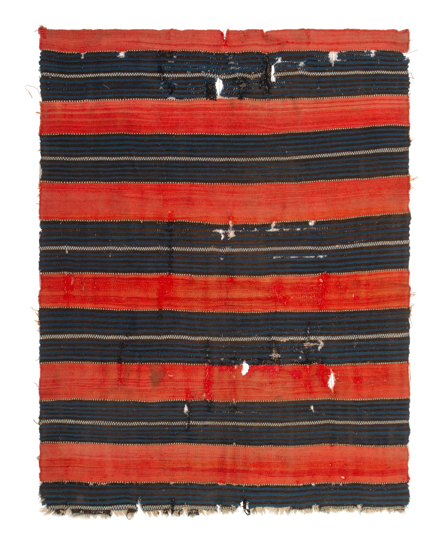 Navajo Banded Moki Pattern Blanket / Rug