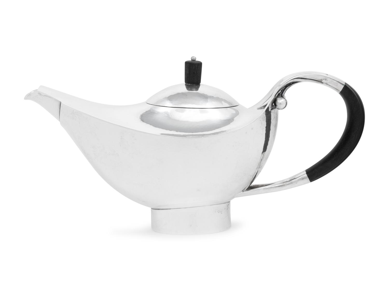 A Rare Johan Rohde for Georg Jensen Silver Teapot