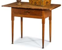 Scrub top pine tavern table late 18th/early 19th century