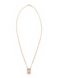 SIDNEY MOBELL, YELLOW GOLD AND DIAMOND HOURGLASS NECKLACE