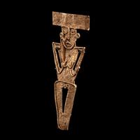 A Muisca Gold Tunjo Figure
