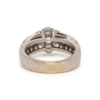 VAN CLEEF & ARPELS, WHITE GOLD AND DIAMOND 'FLEURETTE' RING