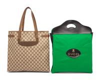 Two Gucci Tote Bags, 1980s