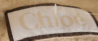 A Chloe Brown Sheep Skin Jacket, Size 34.