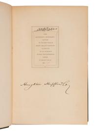 EMERSON, Ralph Waldo (1803-1802). The Complete Works . -- Journals . Cambridge: Riverside Press for Houghton Mifflin, 1903-4, 1909-14.