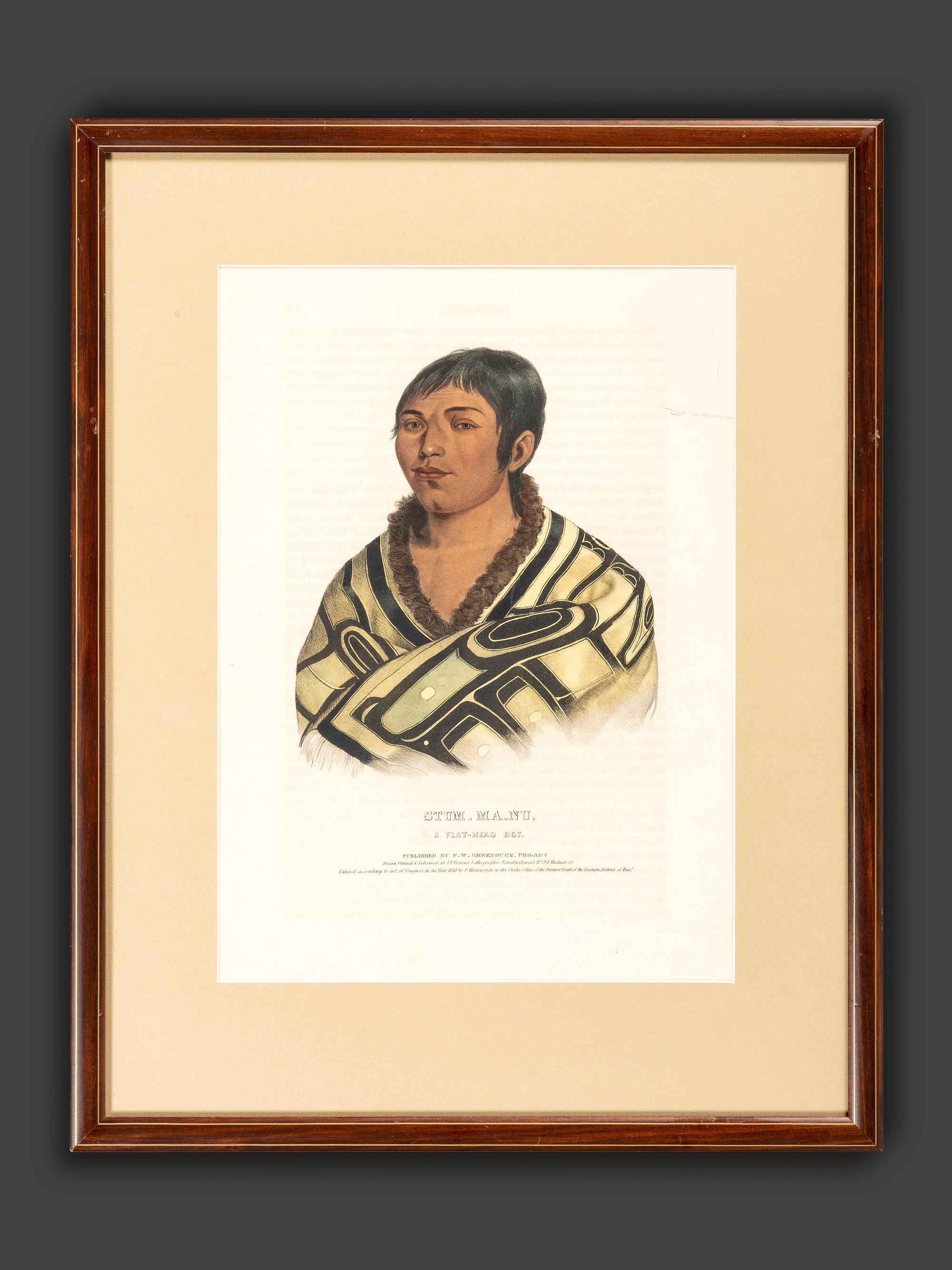 Six Hand-Colored Lithographs by McKenney and Hall