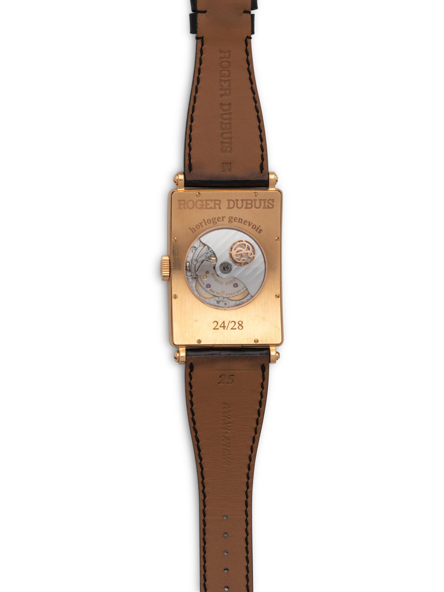 ROGER DUBUIS, 18K ROSE GOLD 'MUCH MORE QUANTIEME PERPETUAL' WATCH