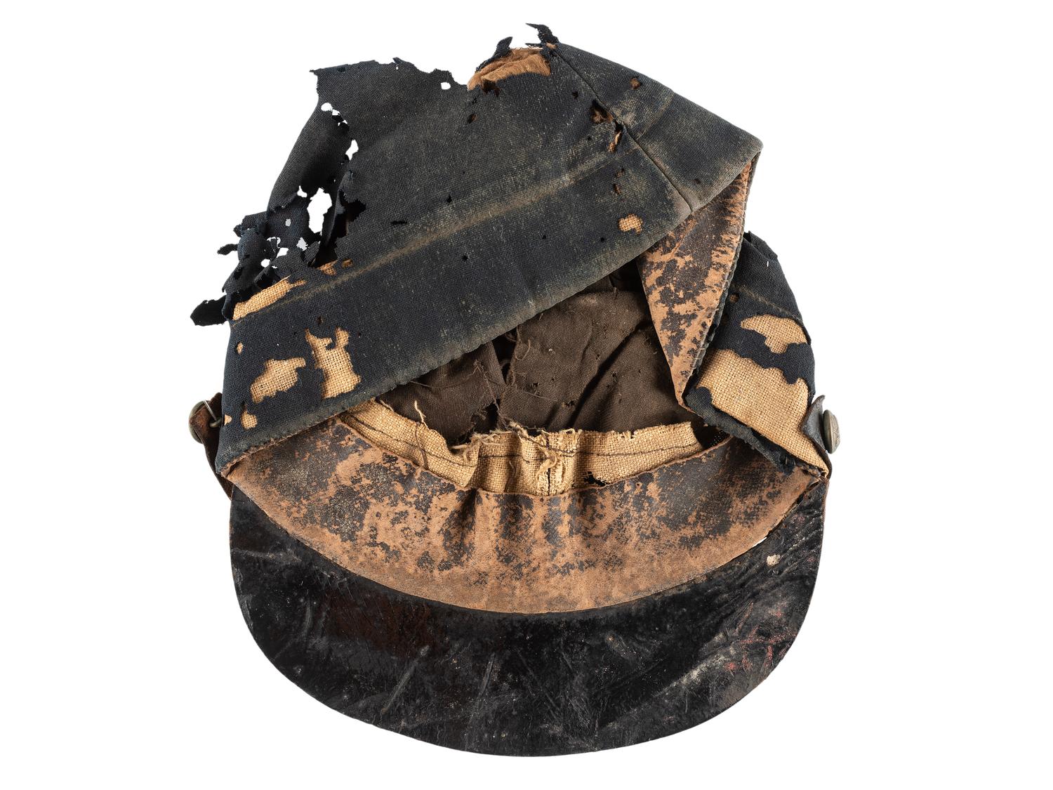[CIVIL WAR]. Knapsack with contents carried by Private Charles L. Taylor, Company K, 16th Connecticut Volunteer Infantry.