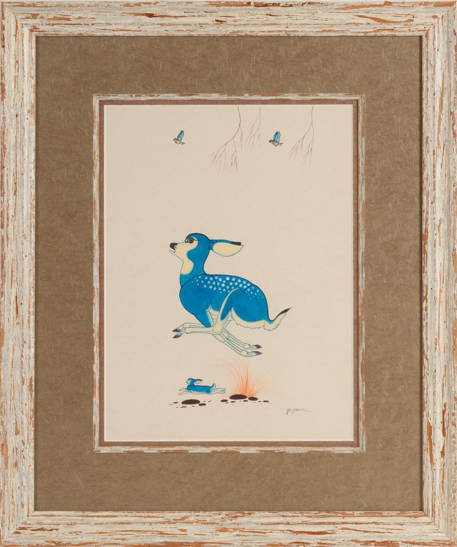 untitled, Blue Deer