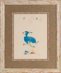 untitled, Blue Deer
