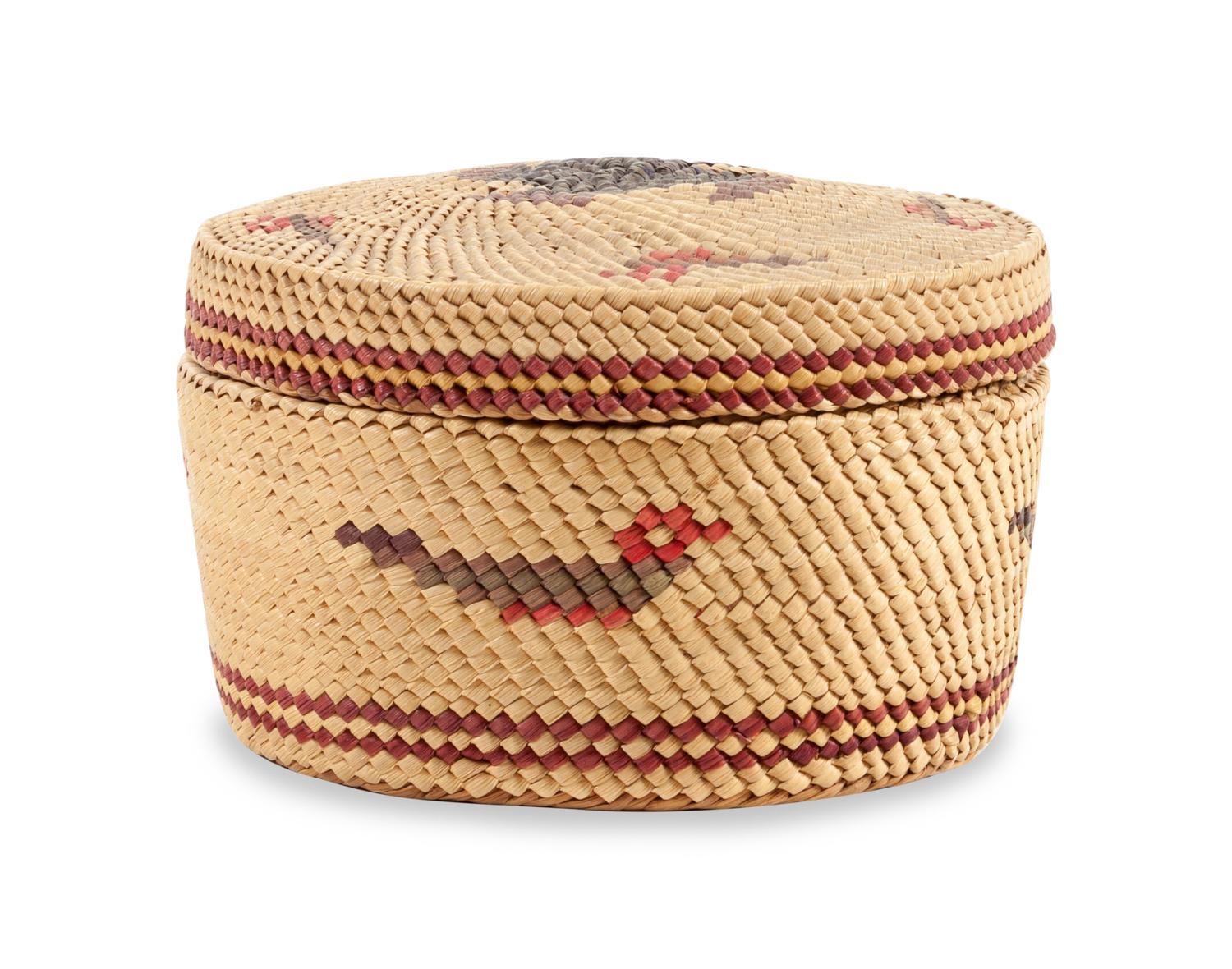 Northwest Coast Covered Basket