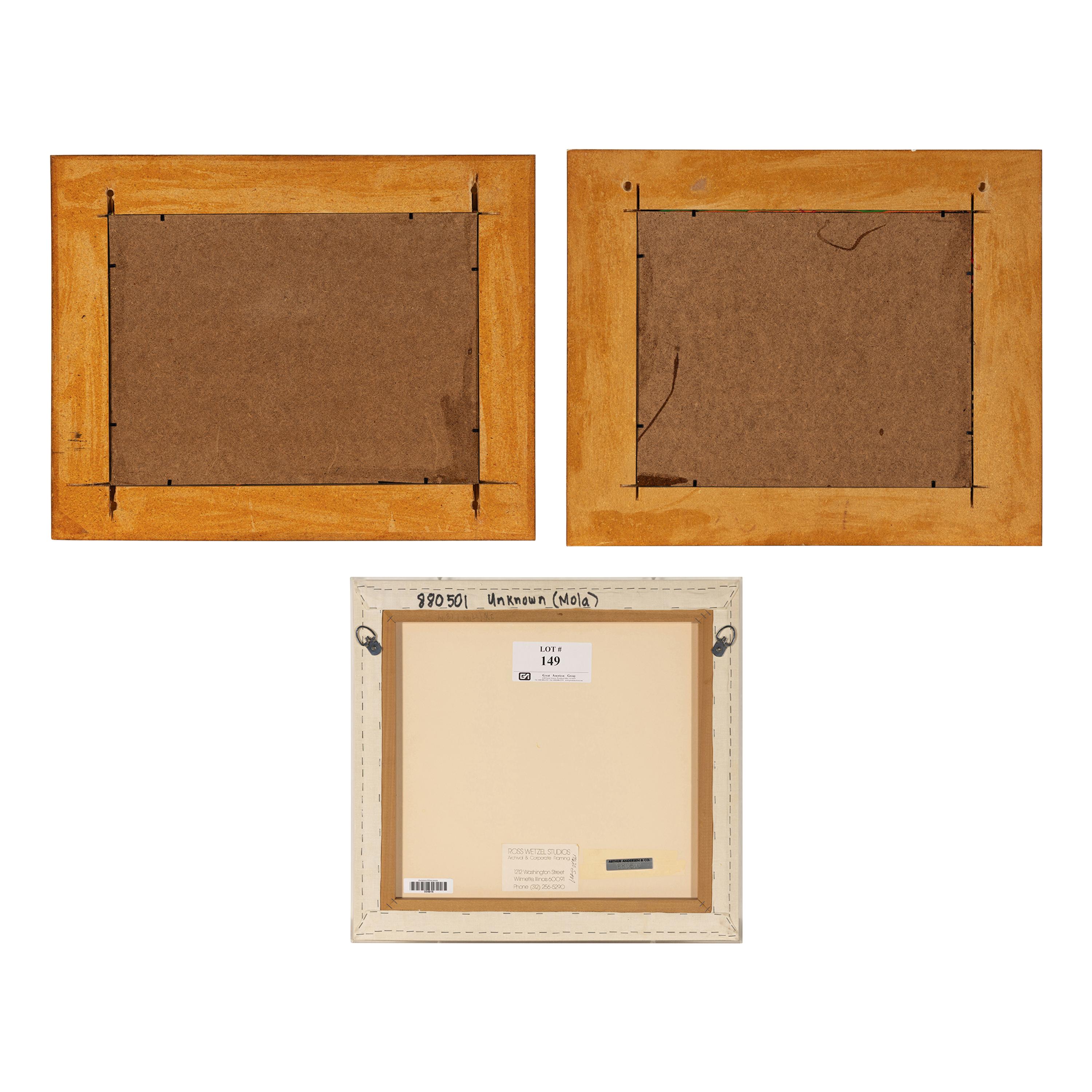 Anonymous Guna Person (Guna, 20th Century) — A Group of Three Mola Textiles