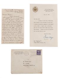 [AFRICAN AMERICANA]. Extensive manuscript archive documenting the experiences of the Rice Family of Roanoke, Virginia, during the Great Depression and World Wars I and II. Ca 1892-1950s.