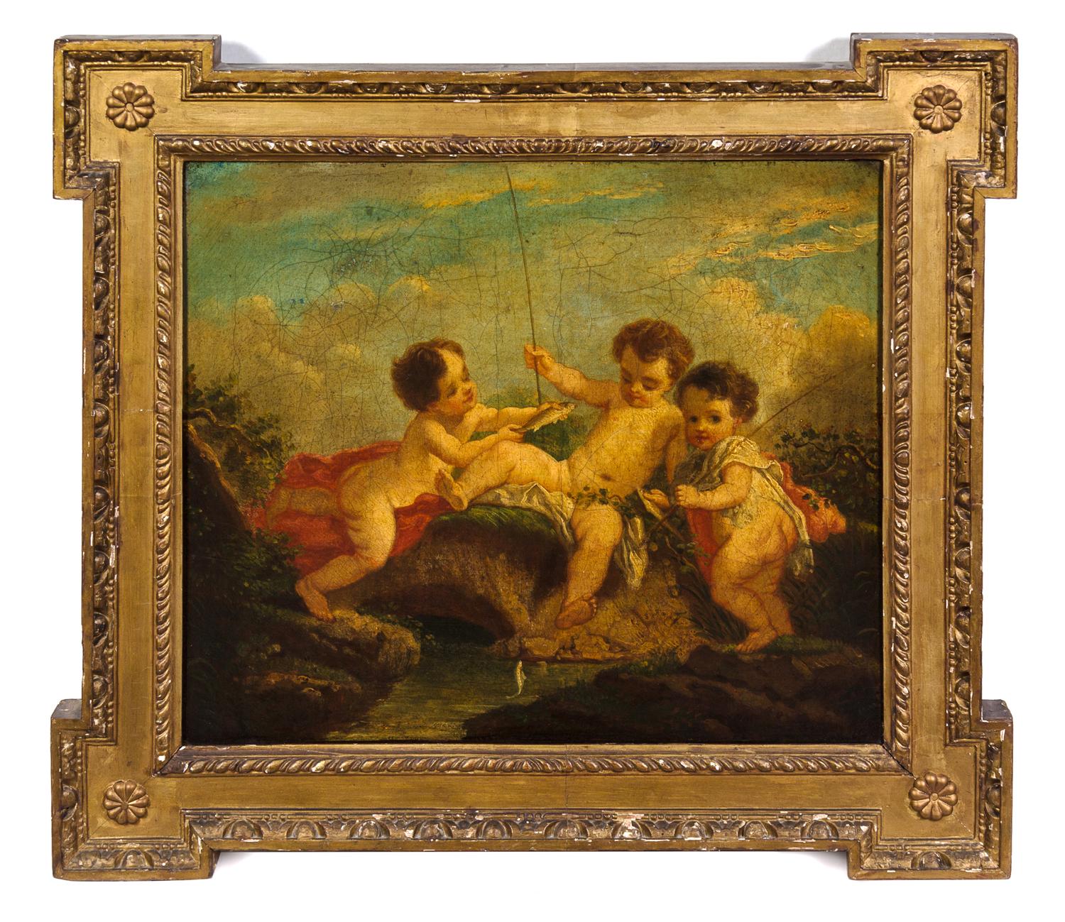 Artist Unknown, (Continental, 19th Century), Three Putti