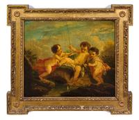 Artist Unknown, (Continental, 19th Century), Three Putti