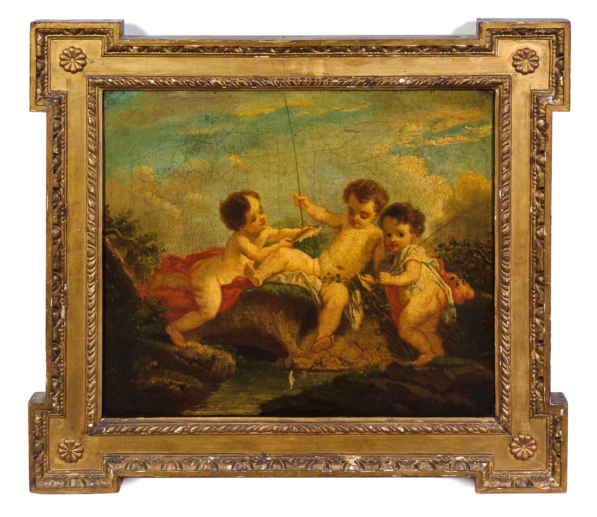 Artist Unknown, (Continental, 19th Century), Three Putti