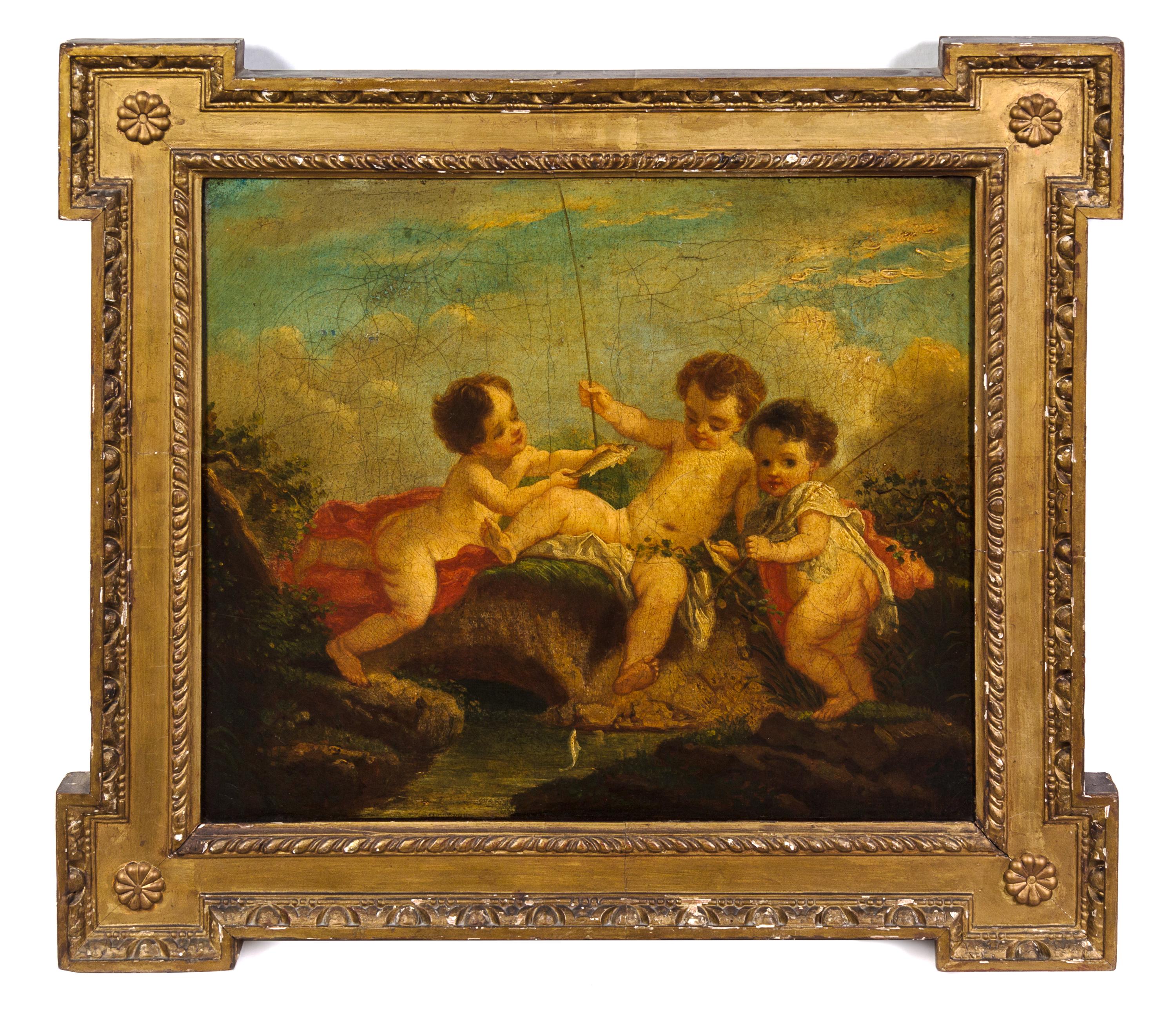 Artist Unknown, (Continental, 19th Century), Three Putti