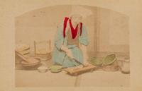 Four Japanese Hand Tinted Photographs