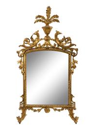 A Louis XV Style Carved Giltwood Mirror — 18TH CENTURY