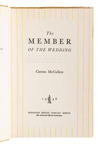 McCULLERS, Carson (1917–1967). The Member of the Wedding . Boston: Houghton Mifflin Company, 1946.